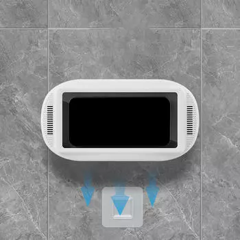 Держатель для телефона в душе, водонепроницаемый чехол, вращение на 480°, настенная подставка для ванной, для офиса