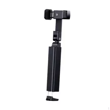 Держатель для телефона в самолете, крепление, степень вращения, дорожная подставка для аксессуаров, складная для чёрный