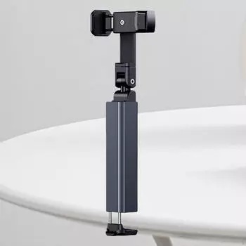 Держатель для телефона в самолете, предметы первой необходимости, портативная, гибкая, вращающаяся, простая в использовании подставка серый