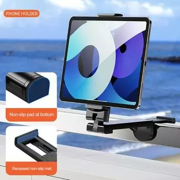 Держатель для телефона в самолете с регулировкой угла наклона, противоскользящий держатель для телефона в дороге, оставляющий руки свободными
