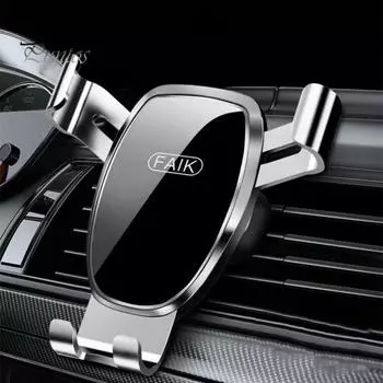 Держатель для телефона, высокая стабильность, прочная конструкция, пластик, универсальное автомобильное вентиляционное отверстие, крепление для телефона для дома A чёрный