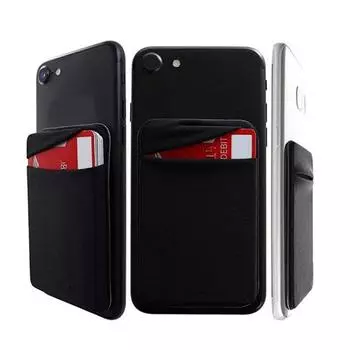 Держатель для телефонных карт, прочный держатель, лайкра, задняя крышка для сотового телефона, клейкая телефонная карта, аксессуары для мобильных телефонов светло-зеленый