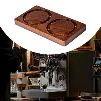 Держатель для темперирования кофе, станция для темперирования, простота использования, органайзер, универсальное оборудование для эспрессо 2 Hole