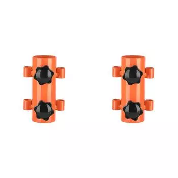 Держатель для тента, регулируемый навес для палатки на открытом воздухе, фиксированная трубка (оранжевый) К