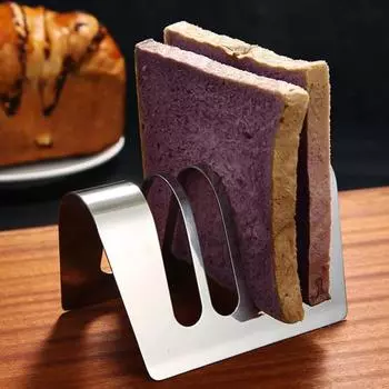 Держатель для тостов Высокая прочность Коррозионностойкая прочная стойкая стойка с несколькими срезами Отверстия для буханки Гаджет для дома C