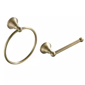 Держатель для туалетной бумаги Anqitue настенный винтажный классический держатель для ванной комнаты антикварный держатель для полотенец кольцо для полотенца аксессуары для ванной комнаты
