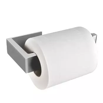 Держатель для туалетной бумаги Держатель для рулона туалетной бумаги без сверления Самоклеящаяся ванная комната из нержавеющей стали 304 Type 3 чёрный