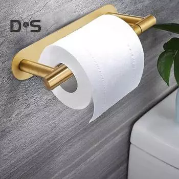 Держатель для туалетной бумаги для ванной комнаты, прочный, несущий настенный поворотный замок с защелкой, простая установка, держатель для рулона салфеток чёрный