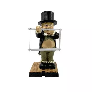 Держатель для туалетной бумаги для ванных комнат — новинка, декоративные держатели для салфеток в форме статуи из смолы, удерживают рулонную бумагу диаметром до 11 см, подарок на новоселье One Size чёрный