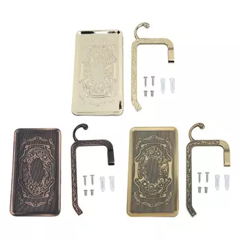 Держатель для туалетной бумаги Многоцелевой Ретро Элегантный двухслойный держатель из цинкового сплава для ванной комнаты с S A2