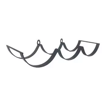 Держатель для туалетной бумаги Настенная полка для рулонной бумаги вмещает 6 рулонов белой бумаги белый