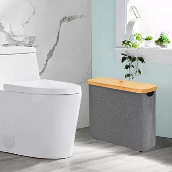 Держатель для туалетной бумаги, органайзер для хранения из бамбука для спальни