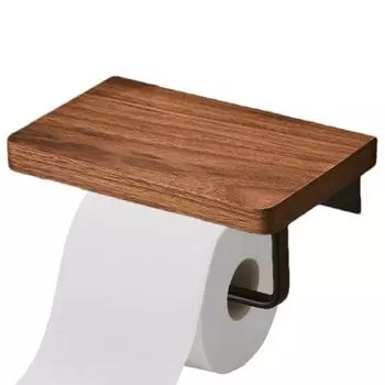 Держатель для туалетной бумаги в ванной комнате из орехового дерева, держатель для туалетной бумаги с настенным креплением, научный дизайн, держатель для салфеток в туалете CHINA