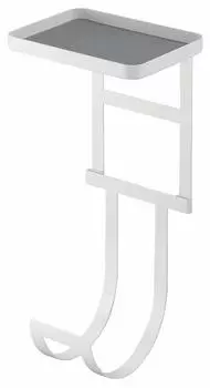 Держатель для туалетной бумаги Yamazaki Jitsugyo, верхняя полка, 2 яруса, белый, прибл.. Ш17 x Г12,5 x В35 см Полка для тарелок Держатель для принадлежностей Туалет 4436