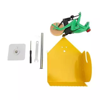 Держатель для туалетной бумаги, забавная креативная лягушка, едущая на велосипеде, вешалка для рулона салфеток для ванной комнаты, туалета, кухни