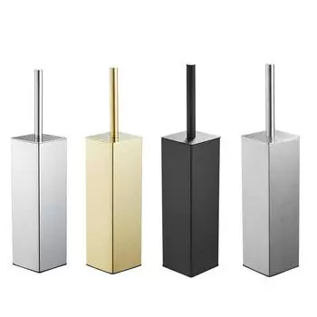 Держатель для туалетной щетки Tuqiu Gold с щеткой из нержавеющей стали 304, никель/черный, набор держателей для чистки туалета в ванной