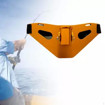 Держатель для удилищ на пояс для рыболовных боев, прочная профессиональная подставка для снастей золотой