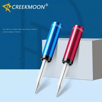 Держатель для удочки из алюминиевого сплава, подставка для удочки, недеформированные шипы для удочки, кронштейн для опоры на землю для удочки красный