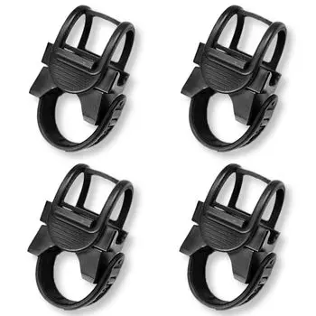 Держатель для удочки Lezalic Rod, набор из 4 шт., подвесной потолочный стержень для автомобиля, вращающийся, многофункциональный держатель для велосипедного фонаря, автомобильный ремень для хранения, фиксированный зажим, переноска на 360°