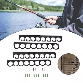 Держатель для удочки настенный потолочный стеллаж для хранения удочек горизонтальная подвесная вешалка для удочек подставка для удочек C