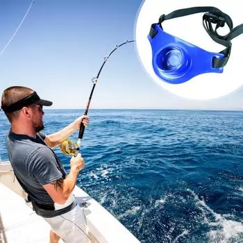 Держатель для удочки, поясной ремень, регулируемый, с подкладкой из ЭВА, для ловли рыбы стоя, поясная опора, рыболовные принадлежности синий