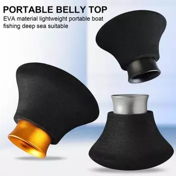 Держатель для удочки Yousheng, подкладка из алюминиевого сплава EVA, конический держатель для удочки, подушка для стоячей рыбалки, аксессуары для глубоководной рыбалки золотистый