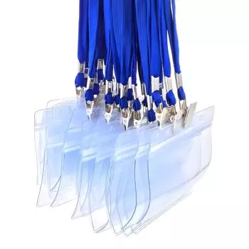 Держатель для удостоверения личности fiveAstar, шейный ремешок, именная бирка, висящая на шее, пропуск для сотрудников, визитная карточка, держатель для удостоверения личности сотрудника, водонепроницаемый комплект для выставок, горизонтальный