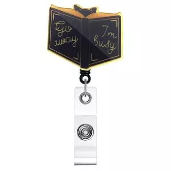 Держатель для удостоверения личности, вращающийся на 360 градусов, зажим-крокодил, выдвижная катушка для бейджа, катушка для бейджа в виде кошки, брелки, шнурок Style 4