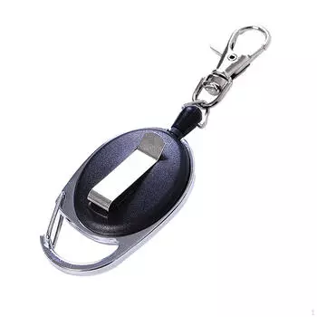 Держатель для удостоверения личности, выдвижной брелок для карманов, рюкзаков, катушек с 24-дюймовым шнуром