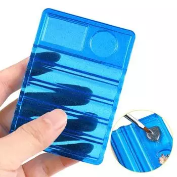 Держатель для УФ-ручки из ПЭТ, яркие функциональные гелевые подставки для кистей чёрный