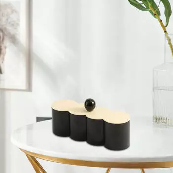 Держатель для ватных палочек, контейнер для хранения косметики и зубочисток Style A