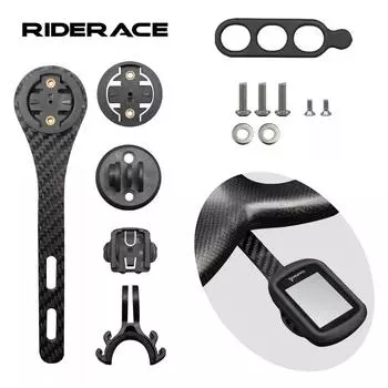 Держатель для велокомпьютера Garmin из углеродного волокна для Garmin Cateye Bryton GoPro Light Mount Road Bike GPS Mount Велосипедные аксессуары