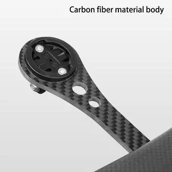 Держатель для велосипедного компьютера из углеродного волокна, крепление для велосипедного компьютера на руль, держатель для велосипедного спидометра для Garmin