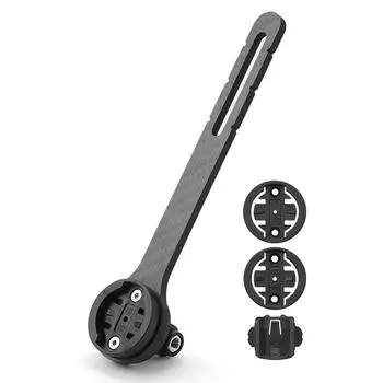 Держатель для велосипедного компьютера из углеродного волокна, универсальный держатель для спидометра на шоссейный велосипед, держатель для компьютера на руль велосипеда для Garmin S