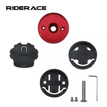 Держатель для велосипедного компьютера, кронштейн для секундомера, верхняя крышка руля, подходящий кронштейн для велосипедного секундомера, GPS-спидометра, детали для велосипедистов красный