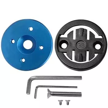 Держатель для велосипедного компьютера MTB, алюминиевый сплав, основание для фиксации велосипедного кода счетчика для Garmin чёрный