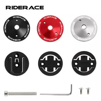 Держатель для велосипедного компьютера, верхняя крышка руля, кронштейн для крепления спидометра GPS, велосипедный секундомер, фиксированная база для Garmin Bryton CatEye чёрный