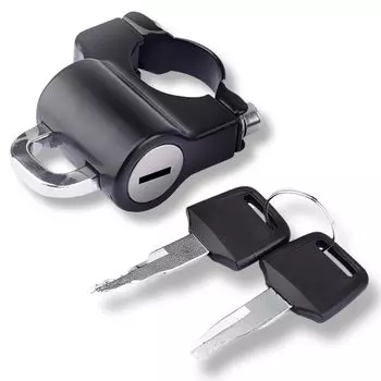 Держатель для велосипедного шлема Met Holder Ключ для велосипедного шлема в комплекте Ключ для замка шлема Met Lock Водонепроницаемый Требуемый тип Защита от кражи 20-28 мм (Ключ (Когда заблокировано))