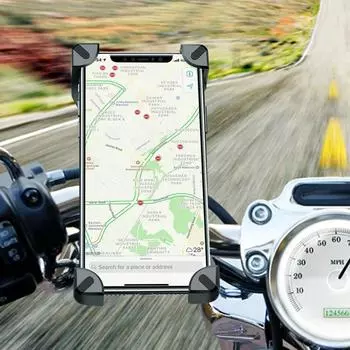 Держатель для велосипедного телефона для IPhone, Samsung, мотоцикла, мобильного телефона, держатель для велосипеда, зажим для руля, подставка, кронштейн для крепления GPS чёрный