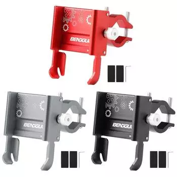 Держатель для велосипедного телефона из алюминиевого сплава, MTB, велосипедный телефон, GPS-кронштейн, скутер, крепление на руль мотоцикла, вращение на 360°, подставка для мобильного телефона чёрный