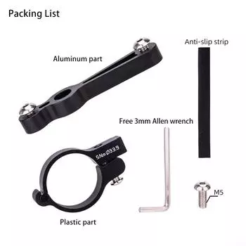 Держатель для велосипедной бутылки черный/красный прочный и практичный чёрный