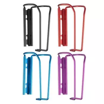 Держатель для велосипедной бутылки из сплава, алюминиевый классический велосипедный аксессуар для горного велосипеда, клетка для бутылки, держатель для напитков, велосипед чёрный