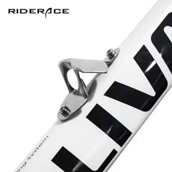 Держатель для велосипедной бутылки, открывалка для стеклянных бутылок, настенная открывалка из нержавеющей стали для уникального пива, газировки, дома, кухни, велосипедных аксессуаров белый