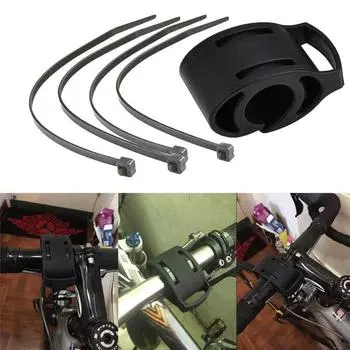 Держатель для велосипедных часов, быстросъемный эргономичный дизайн, крепление на руль велосипеда, совместимое с Garmin Forerunner чёрный