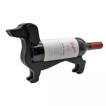 Держатель для винной бутылки в виде таксы, новинка, органайзер для винной полки, держатель для винной бутылки и банок с напитками в виде таксы, стойка для бара