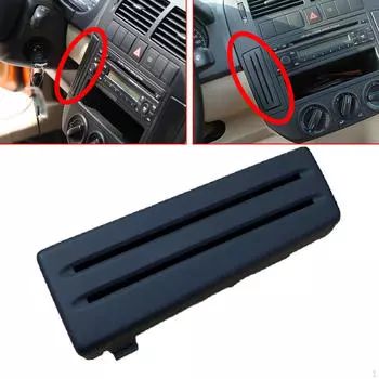 Держатель для визитных карточек автомобильной консоли 6Q1858373 Черный Прочный простой в установке аксессуар-органайзер