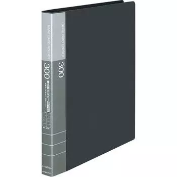 Держатель для визиток KOKUYO File, сменная бумага, тип A4, 300 имен, серый, май-335NDM
