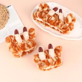 Держатель для волос для мытья лица, мягкая, милая, мультяшная, жирафовая, фланелевая, повязка на голову с ушками животных для женщин и девочек, повязка на голову в виде тюрбана