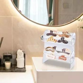 Держатель для волос, вращающийся на 360 градусов, прочная конструкция, зажим для волос, стеллаж для хранения, бутик