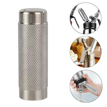 Держатель для зарядного устройства для крема, аксессуар, инструмент для украшения торта, прочный чехол, взбитая нержавеющая сталь